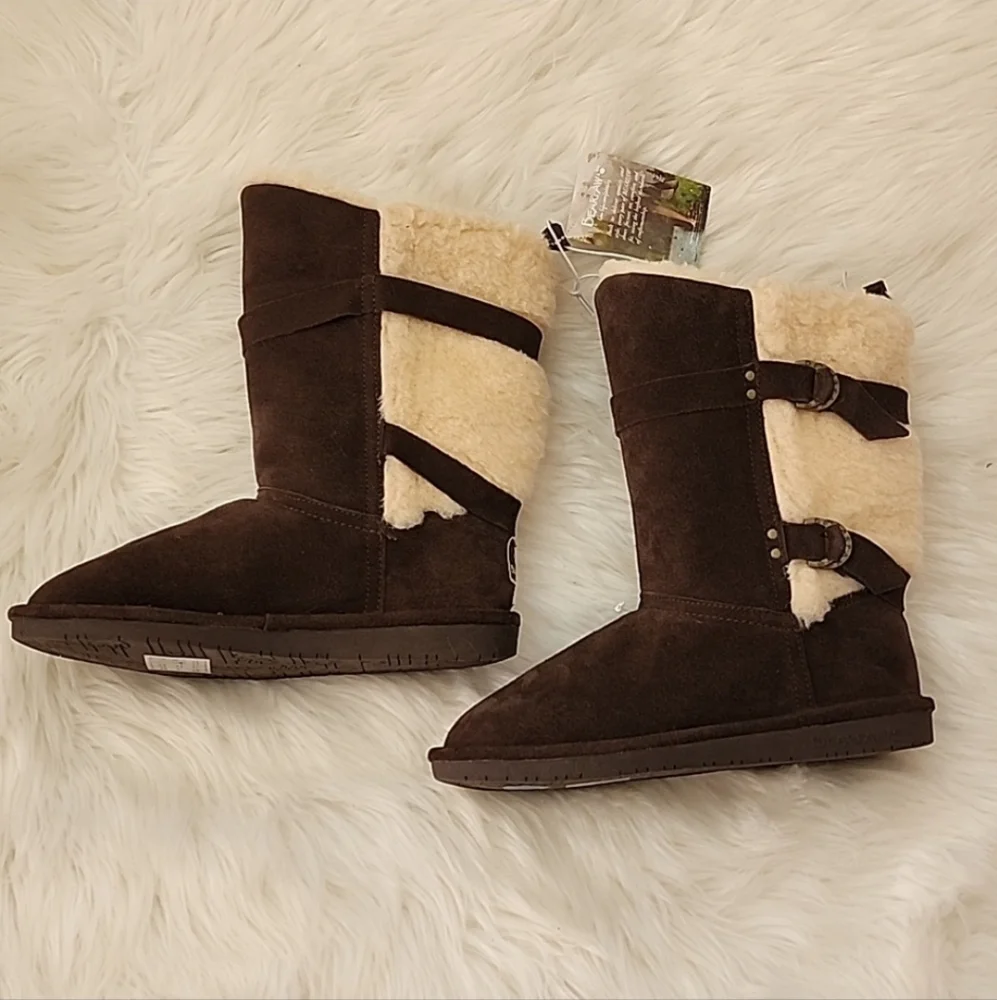 Bearpaw Alexandra Wool Sheep Skin Mid Calf Winter Boots